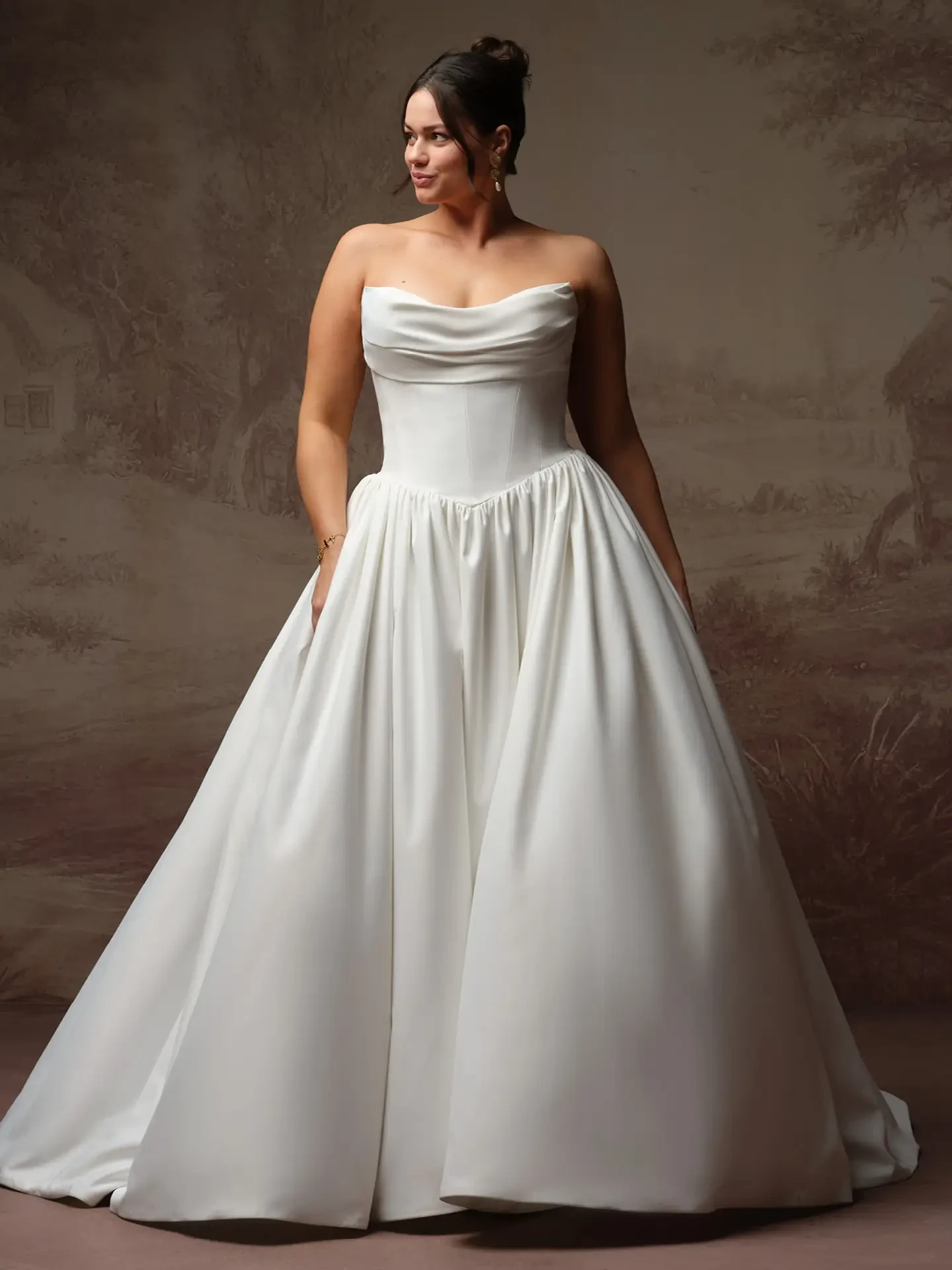 Photo of Model wearing a Rebecca Ingram gown