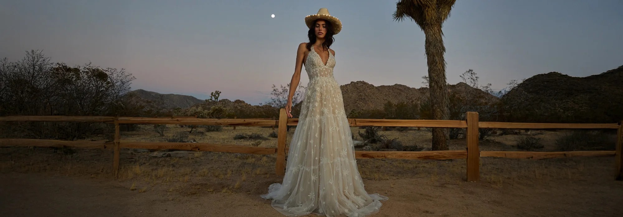 Photo of Models wearing bridal collection gowns