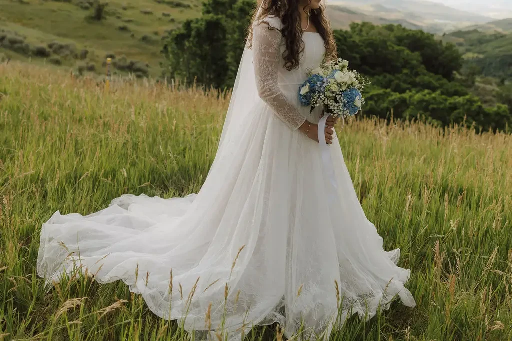 Temple Wedding Dresses vs. Traditional Wedding Dresses: What's The Difference? Image