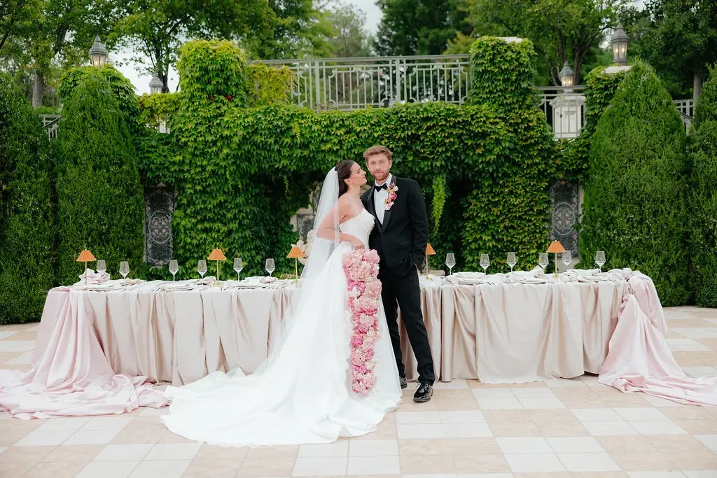 Wedding Floral Bouquets Paired With Wedding Dresses Image