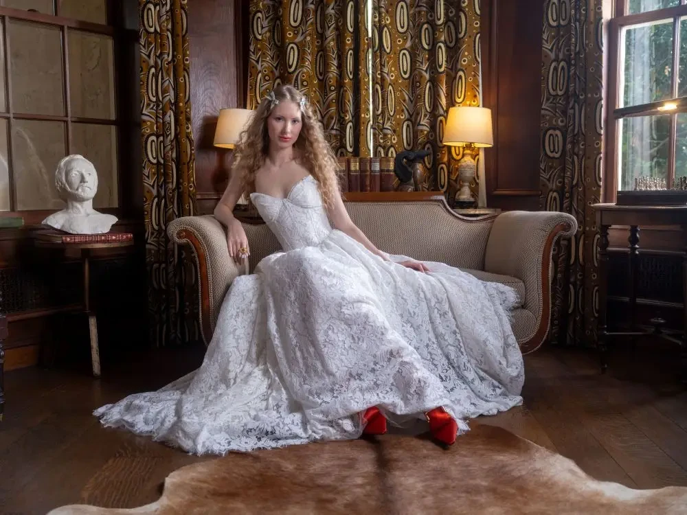 The Difference Between Falling in Love With a Dress Online vs. in the Fitting Room Image