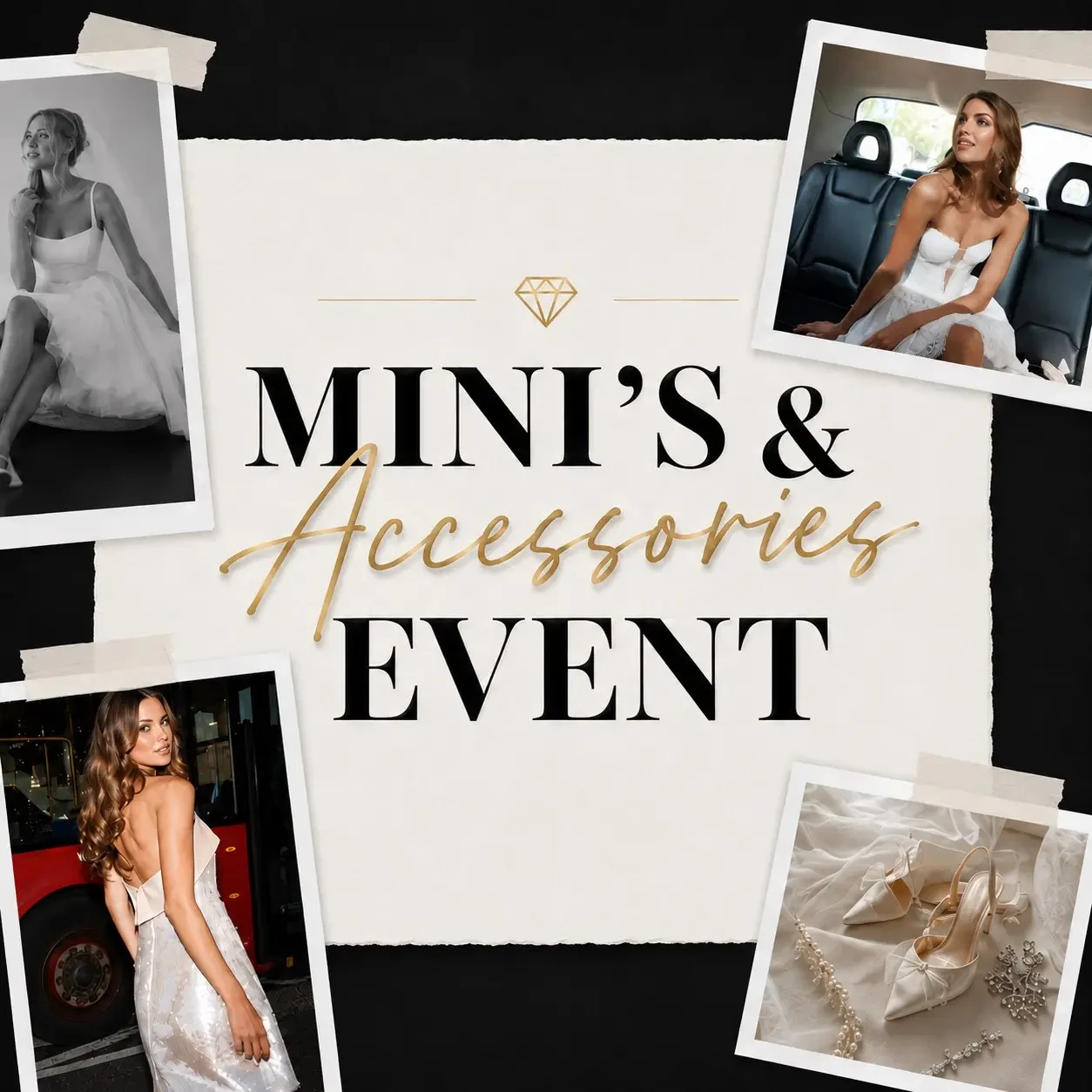 Mini Wedding Dresses &amp; Accessories Event