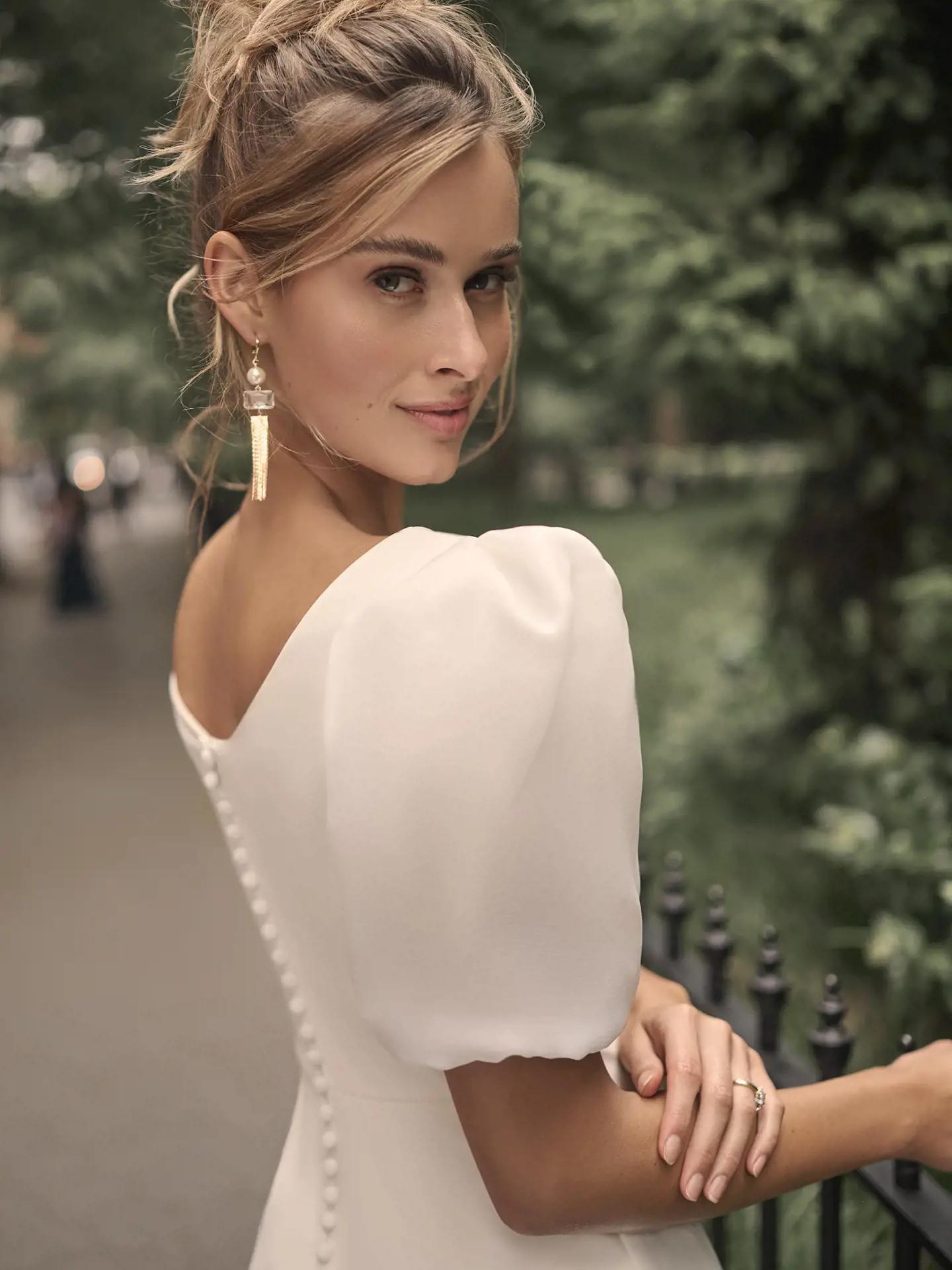 Photo of Model wearing a Maggie Sottero gown