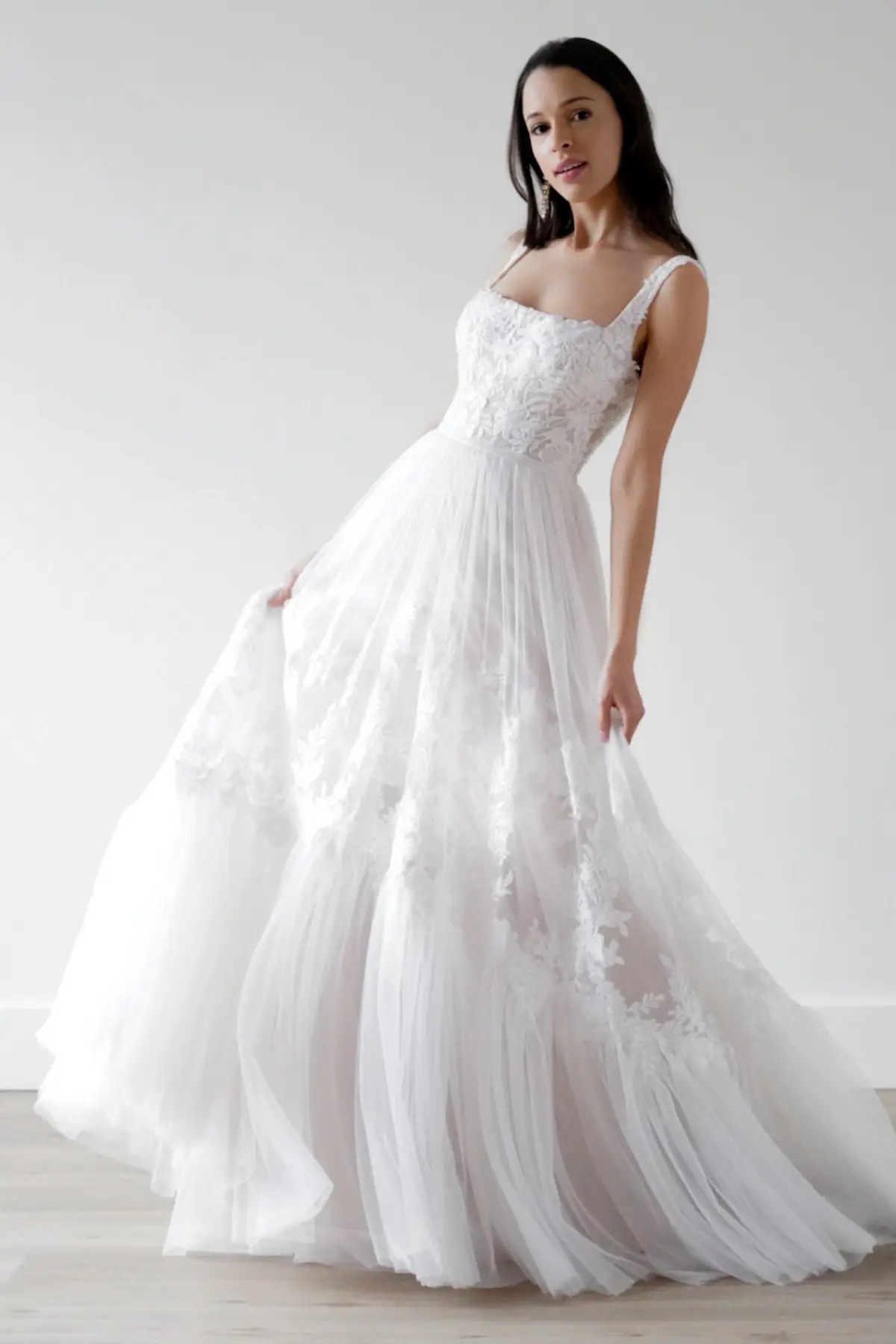 Willowby by Watters Beaded Tulle Gown