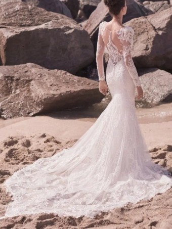 Sottero and Midgley 136196 #5 Ivory/Nude/Silver thumbnail