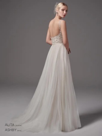 Sottero and Midgley 128313 Top #1 default Ivory/Nude/Silver thumbnail