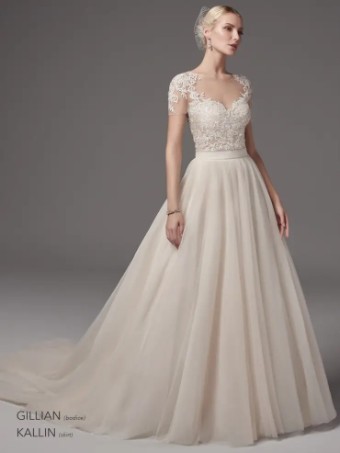 Sottero and Midgley 128314 Jacket #0 default Ivory/Nude/Silver thumbnail