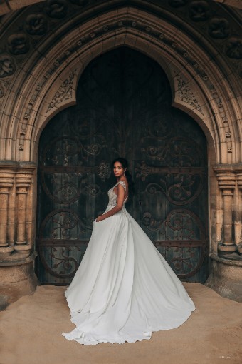 Disney Fairy Tale Weddings Collection 137008 #4 Ivory/Champagne/Nude thumbnail