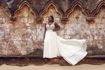 Disney Fairy Tale Weddings Collection 137008 #9 Ivory/Champagne/Nude thumbnail