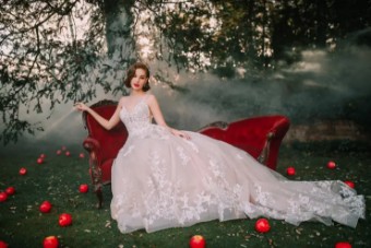 Disney Fairy Tale Weddings Collection 137903 #2 Ivory/Nude thumbnail