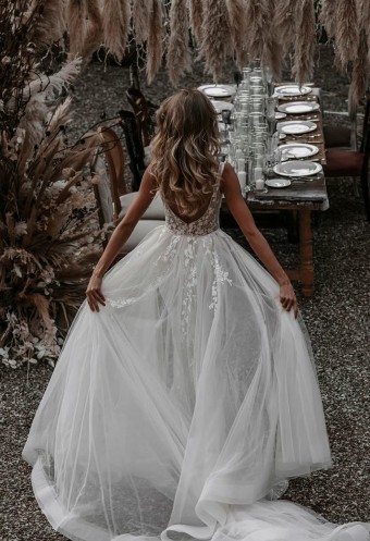 Abella 136110 Overskirt #4 Ivory/Nude thumbnail