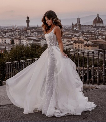 Abella 136110 Overskirt #5 Ivory/Nude thumbnail