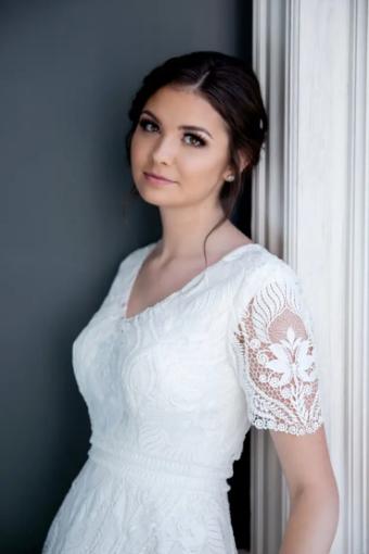 Modest Bridal Collection 136246 #9 Ivory thumbnail
