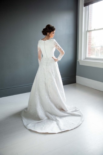 Modest Bridal Collection 136253 #5 Gold/Ivory thumbnail