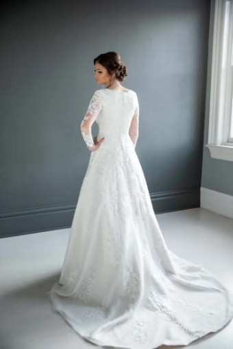 Modest Bridal Collection 136253 #11 Gold/Ivory thumbnail