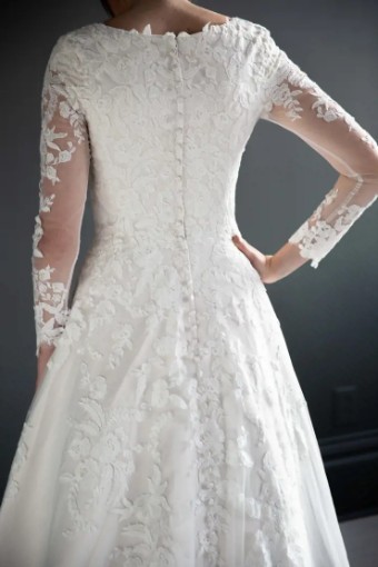 Modest Bridal Collection 136253 #13 Gold/Ivory thumbnail