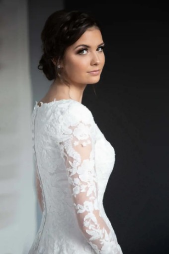 Modest Bridal Collection 136253 #15 Gold/Ivory thumbnail