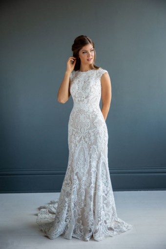 Modest Bridal Collection 136256 #8 Ivory/Nude thumbnail