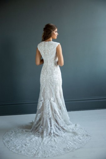 Modest Bridal Collection 136256 #12 Ivory/Nude thumbnail
