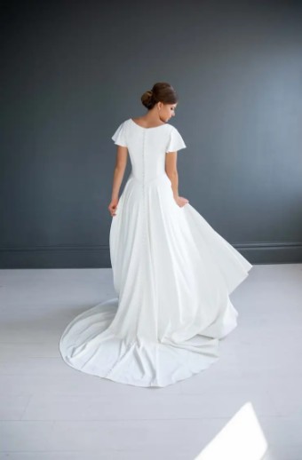 Modest Bridal Collection 136247 #30 thumbnail