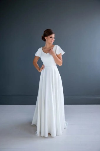 Modest Bridal Collection 136247 #29 thumbnail