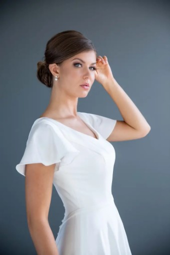 Modest Bridal Collection 136247 #15 thumbnail