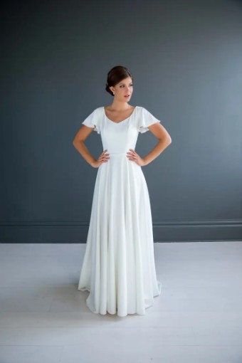 Modest Bridal Collection 136247 #16 Ivory thumbnail