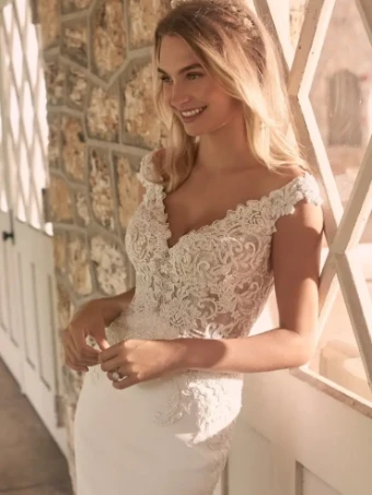 Maggie Sottero 136136 #2 Ivory/Pewter Accent thumbnail