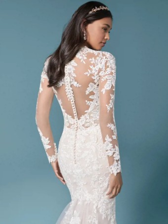 Maggie Sottero 135136 #11 Iv/Misty Mauve (Nude Illusion) thumbnail