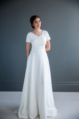Modest Bridal Collection 136276 #3 Ivory thumbnail