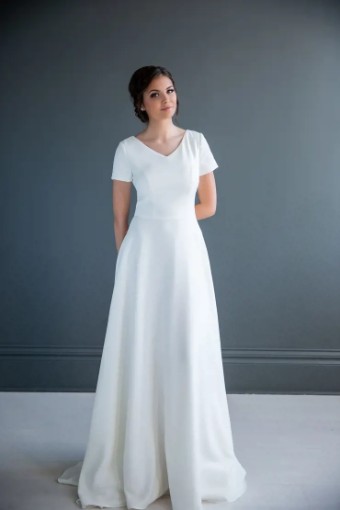 Modest Bridal Collection 136276 #20 thumbnail