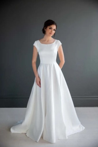 Modest Bridal Collection 136274 #1 Ivory thumbnail