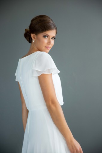 Modest Bridal Collection 136273 #4 Ivory thumbnail