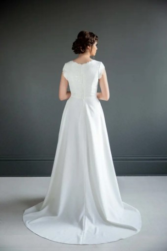 Modest Bridal Collection 136272 #2 Ivory thumbnail