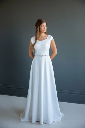 Modest Bridal Collection 136271 #1 Ivory thumbnail