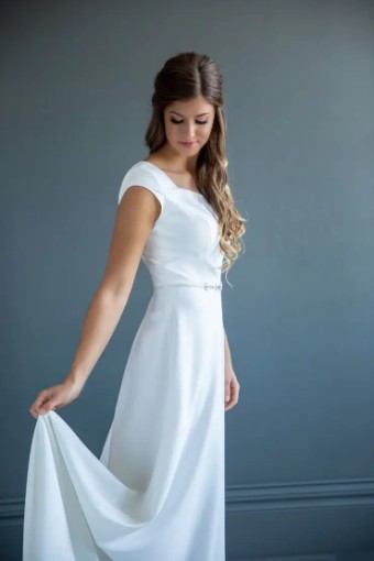 Modest Bridal Collection 136271 #4 Ivory thumbnail