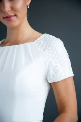Modest Bridal Collection 136277 #26 Ivory thumbnail
