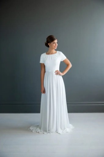 Modest Bridal Collection 136277 #20 Ivory thumbnail