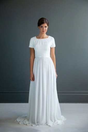 Modest Bridal Collection 136277 #21 Ivory thumbnail