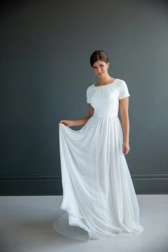 Modest Bridal Collection 136277 #28 Ivory thumbnail