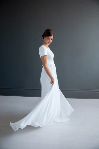 Modest Bridal Collection 136277 #12 Ivory thumbnail