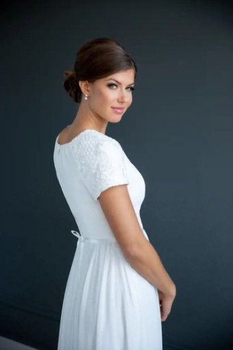 Modest Bridal Collection 136277 #27 Ivory thumbnail