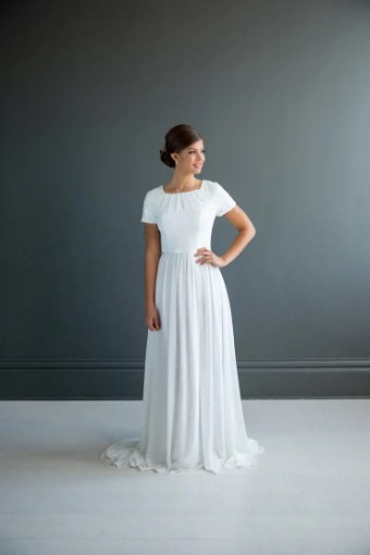 Modest Bridal Collection 136277 #24 Ivory thumbnail