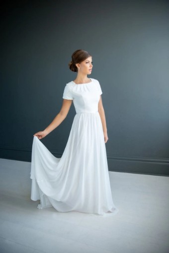 Modest Bridal Collection 136277 #30 Ivory thumbnail