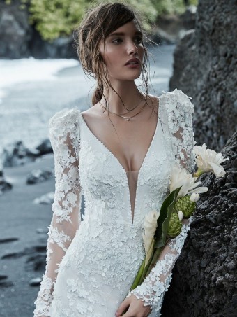 Sottero and Midgley 135920 #11 Iv/Misty Mauve (Nude Illusion) thumbnail