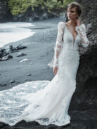 Sottero and Midgley 135920 #13 Iv/Misty Mauve (Nude Illusion) thumbnail