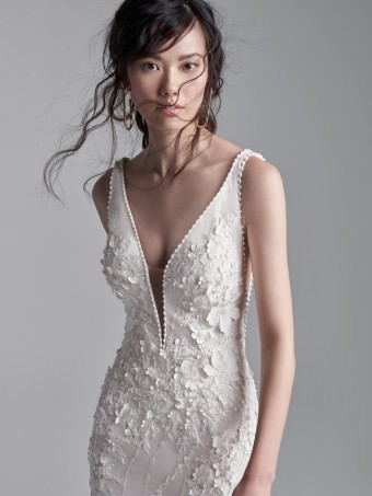Sottero and Midgley 135920 #3 Iv/Misty Mauve (Nude Illusion) thumbnail
