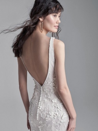 Sottero and Midgley 135920 #4 Iv/Misty Mauve (Nude Illusion) thumbnail