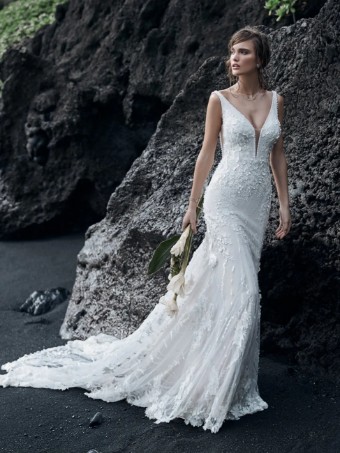 Sottero and Midgley 135920 #14 Iv/Misty Mauve (Nude Illusion) thumbnail