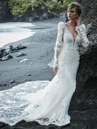 Sottero and Midgley 135920 #27 Iv/Misty Mauve (Nude Illusion) thumbnail